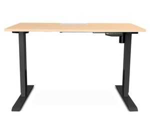 Escritorio Cosmo natura/negro 121x120x60 cm