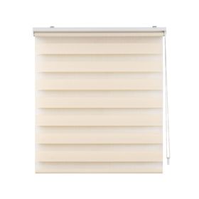 Cortina roller dúo sin cenefa 150x165 cm beige