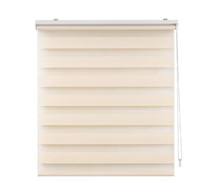 Cortina roller dúo sin cenefa 150x165 cm beige