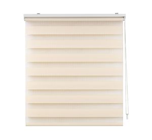 Cortina roller dúo sin cenefa 120x250 cm beige