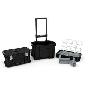 Caja herramientas Connect Rolling System 56x70x57 cm negro