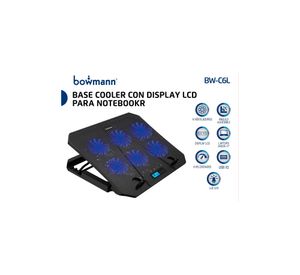 Base notebook 6 ventiladores BW-C6L