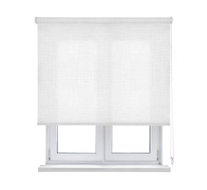 Cortina roller traslúcida Shape 105x250 cm blanco