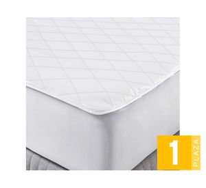 Cubrecolchón Tencel blanco 1 plaza