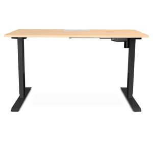 Escritorio Cosmo natura/negro 121x140x60 cm