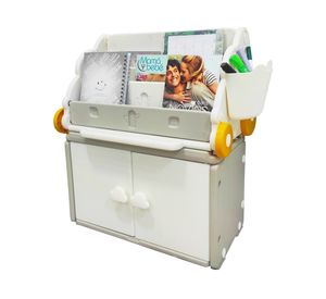 Librero SJ023-2 blanco 70x60x37 cm