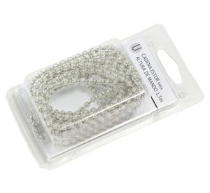 Repuesto cadena para cortina gris translúcido 3 m