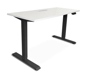 Escritorio Cosmo blanco/negro 121x120x60 cm