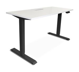 Escritorio Cosmo blanco/negro 121x140x60 cm