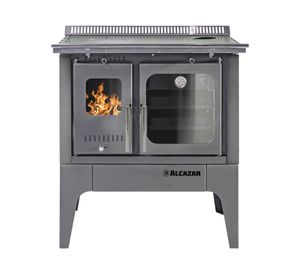 Cocina a leña Europea S900 gris