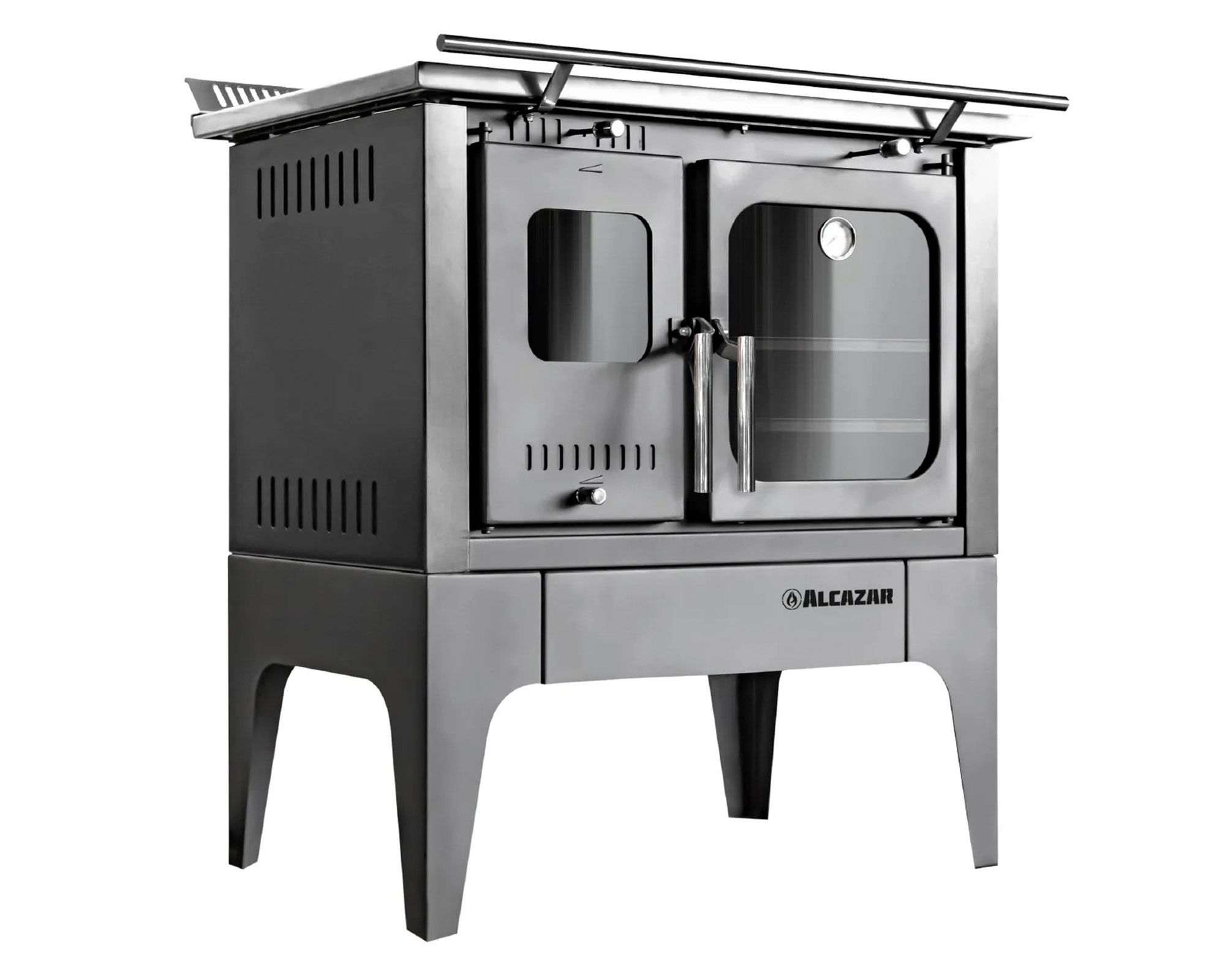 Cocina a leña Europea S900 gris