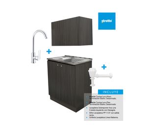 Pack cocina Lyz Alabama lavaplatos izquierdo