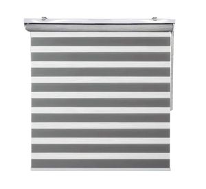 Cortina roller Dúo sin cenefa 90x250 cm gris