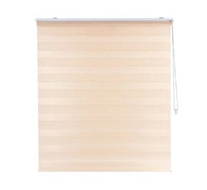 Cortina roller dúo sin cenefa 200x165 cm beige