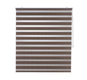 Cortina roller dúo sin cenefa 150x250 cm tostado