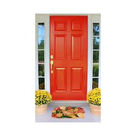 Limpiapiés coco Flores 45x75 cm