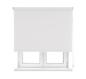 Cortina roller black out Sundusk 165x190 cm blanco