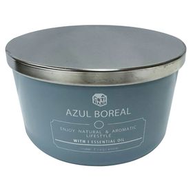 Vela 8x13 cm azul Mundo 4