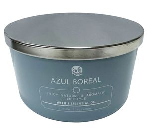 Vela 8x13 cm azul Mundo 4