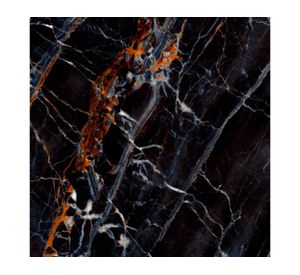 Porcelanato Deluxe negro/marmol 60x60 cm 1.44 m2