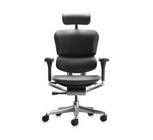 Silla de escritorio Ergohuman Elite 2 cuero negro