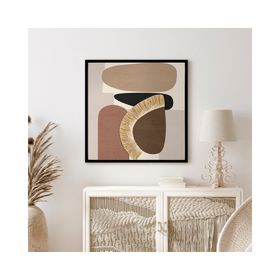 Canvas con marco 3D D2 Étnico 40x40 cm