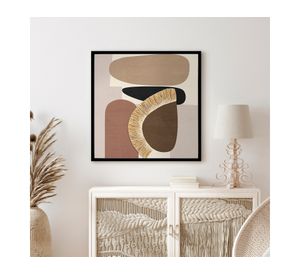 Canvas con marco 3D D2 Étnico 40x40 cm