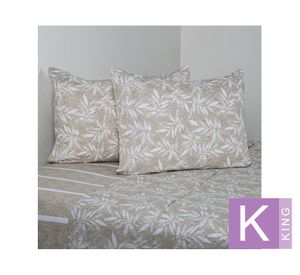 Juego de sábanas king 200H Breeze diseño