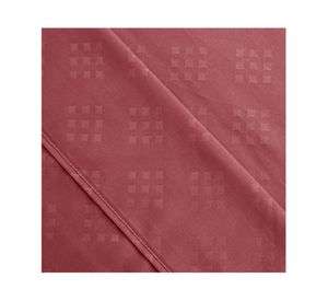 Juego sábanas 1.5 plazas microfibra Mimosa rojo