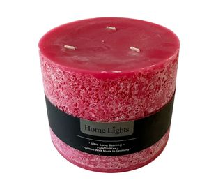 Vela Pilar 10 cm guinda