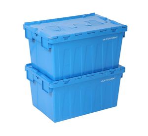 Pack 2 cajas organizadoras PK64315-2AZ azul claro 56 lt
