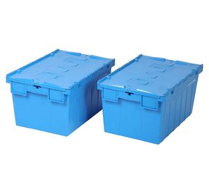 Pack 2 cajas organizadoras PK64315-2AZ azul claro 56 lt