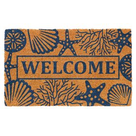 Limpiapiés coco bleach Welcome 45x75 cm