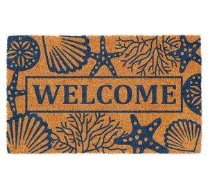 Limpiapiés coco bleach Welcome 45x75 cm