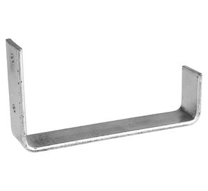 Gancho para canal 20x220x120 mm gris 10 un.