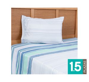 Juego sábanas 1.5 plazas microfibra Cypress