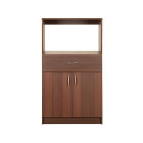 Mueble base de cocina 2 puertas 1 repisas 67 cm chocolate
