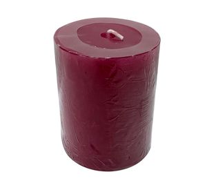 Vela Pilar 9 cm guinda