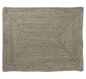 Bajada de cama Kaya yute beige 60x90 cm