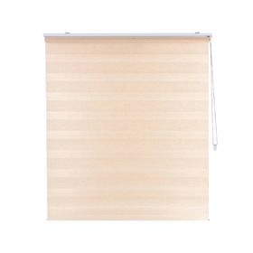 Cortina roller dúo sin cenefa 90x250 cm beige