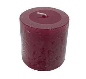 Vela Pilar 7 cm guinda