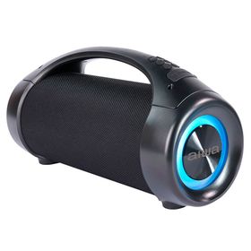 Parlante portátil TWS FM Boombox AWS600BT bluetooth negro
