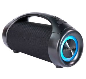Parlante portátil TWS FM Boombox AWS600BT bluetooth negro