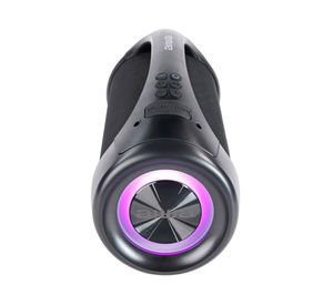 Parlante portátil TWS FM Boombox AWS600BT bluetooth negro
