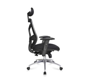 Silla de escritorio base aluminio Identity negro