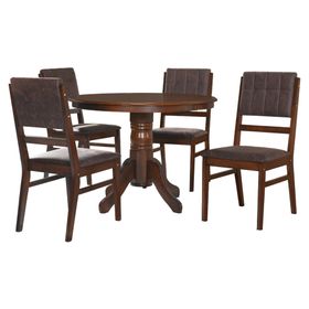 Comedor 4 sillas Rodas