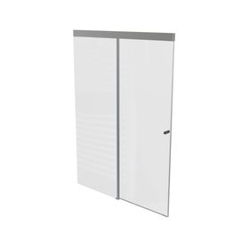 Mampara corredera Agori transparente 185x160x0.6 cm