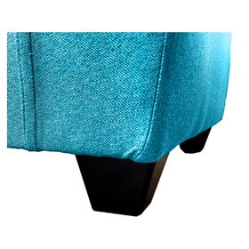 Juego de living 4 cuerpos Mateo chenille PP turquesa