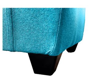 Juego de living 4 cuerpos Mateo chenille PP turquesa