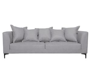 Sofá 2 cuerpos Cordelia chenille gris